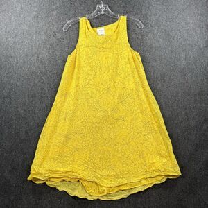 Anthropologie HD in Paris Size 6 Dress Women’s 00 Yellow Tunic Sleeveless
